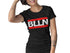 Schwarzes BLLN T-Shirt für Frauen